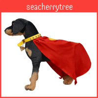 Superman Pet Costume Cloak With Polyester Material For Stage Shows And Play