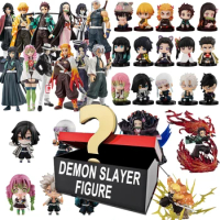 Demon Slayer Kimetsu No Yaiba Mystery Box Figure Blind Box Anime Figure Mystery Box Lucky Gift Box