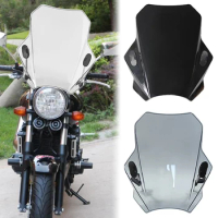 Motorcycle Windshield Glass Cover Screen Deflector FOR Honda CB400 CB400SF