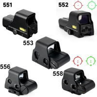 551 552 553 558 Red Dot Sight Scope Reflex Compact Riflescope Tactical Hunting Optical Holographic Sight for 20mm Rail Mount