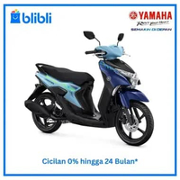 Yamaha Gear 125 Standard Sepeda Motor [OTR Jabodetabekser] Cyan Tangerang