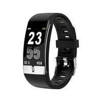 【免運】開發票 美雅閣| 智慧手錶 智能手錶 新款E66智能手環測體溫心電圖手環壓氧心率計步監測防水