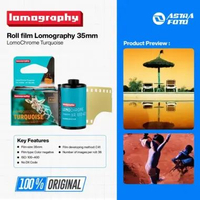 Roll film Lomography 35mm LomoChrome Turquoise ISO 100–400 Roll Film Kamera Analog 35mm