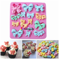Indomada Cetakan Silikon Fondant Lunak Aneka Pita Ribbon Topper