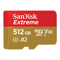 SanDisk Extreme micro SD 512GB記憶卡(190MB/s)【愛買】