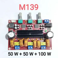 M139 M543 Kit Power Amplifier Class D TPA3116D2 2x50W+100W 2x120W Stereo Subwoofer XH-M139 XH-M543 M