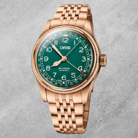 ORIS 豪利時 Big Crown 0175477413167-0782001 指針式日期青銅錶 / 綠面 40mm