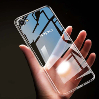 เคสกันกระแทกแบบใส วัสดุ TPU ซิลิโคนนิ่ม สำหรับ OPPO A59, A1K, A15, A12, A16, A16K, A17, A17K, A92, A