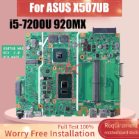 REV.2.0 For ASUS X507UB Laptop Motherboard SR342 i5-7200U 920MX N16V-GMR1-S-A2 Notebook Mainboard