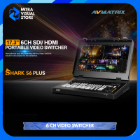 AVMATRIX SHARK S6 PLUS 17.3″ 6CH 8 input SDI/ HDMI Portable Video Switcher 4K
