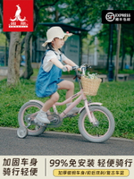 鳳凰兒童自行車女孩3-4-6-7-10歲寶寶小孩單車腳踏車男女童公主款