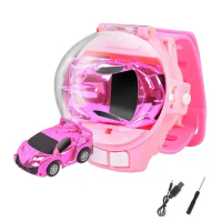 Remote Control Car Watch 2.4 GHz Wrist Racing Car Watch Rc Watch Racing Car Car Watch With Remote Control Interactive Game Toys