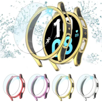 Glass+Case for Samsung Galaxy Watch 5/5 Pro Waterproof PC Galaxy Watch 5 40mm 44mm Cover Watch 5 Pro 45mm Cover+Screen Protector