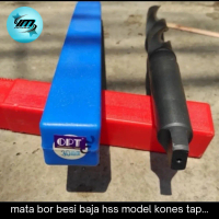 mata bor besi baja hss model kones taper drill hss 30mm OPT