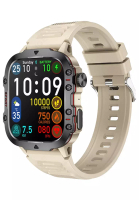LIGE LIGE 新款男女通用智慧手錶 - 藍牙通話 - 1.96 吋高清螢幕 240x282 - Android/IOS - 3ATM 防水 - 血壓監測 - 橡膠錶帶