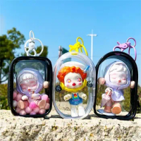 Jewelry Organizer Transparent Storage Box Pouch Mystery Box Keychain Bag Storage Wallet Cute Doll Accessories Dustproof Case