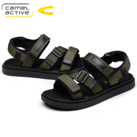 Camel Active NEW Canvas Men Shoes Tracking Summmer Walking Sandals Mens New Big Size Outdoor Beach Shoes Male Sandals