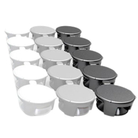 One Touch Cap 安全餌劑盒 (螞蟻藥,蟑螂藥凝膠餌劑專用) (5個) 白色