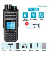 Quansheng TK11 5 Walkie Talkie 10W Dual Receiving HF VHF UHF USB AM FM LSB CW 27MHz CB LW MW SW SSB 