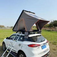 Hard Shell 2023 NEW aluminium roof top tent hardshell car roof tent roof racks for solar panel custom