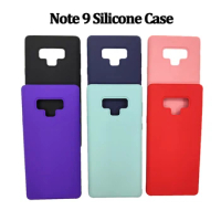 For Samsung Galaxy Note 9 Note9 Liquid Silicone Case Silky Soft-Touch Shell Cover Protective Back Cover note9 Luxury phone case