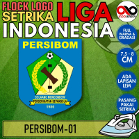 Patch Badge Emblem Flock Setrika iron-on Baju Jersey Logo Liga Sepak Bola Indonesia PERSIBOM [01]