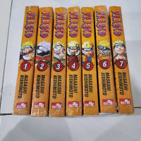 Komik Naruto Bind Up set vol 1-7 segel ori Bahasa Indonesia Elex Media