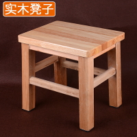 實木凳 兒童木椅 換鞋凳 橡膠木多功能鄉村美式實木小方凳木板凳 換鞋矮家用板凳 兒童椅子『wl0181』T