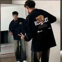 เสื้อยืดชายฮ่องกงสไตล์อเมริกันไฮสตรีตไซส์โอเวอร์ไซส์100%ผ้าฝ้ายโปร่งอากาศเซ็กซี่โกรธฤดูหนาว เสื้อผ้า