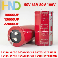 50V 63V 80V 100V 10000UF 15000UF 22000UF Aluminum Electrolytic Capacitor Audio Filter 30X50MM 30X65MM 35X50MM 35x60mm 35X70MM