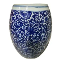 Chinese Jing Dezhen Blue And White Porcelain Vase
