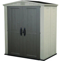 Keter Factor 6x3 Outdoor Storage Shed Kit-Perfect to Store Patio Furniture, Garden Tools Bike Accessories, Beach Chairs