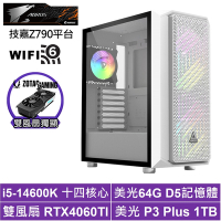 技嘉Z790平台[墮落風神]i5-14600K/RTX 4060TI/64G/1TB_SSD