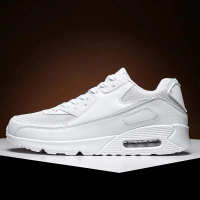 Sneakers Platform Udara, Fesyen Jenama, Baji Bertali Lelaki, Kasut Sukan Kasual untuk Lelaki, Selesa