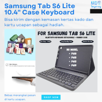 Case for Samsung Tab S6 Lite 10.4 inch 2020 2022 Keyboard Wireless Bluetooth Flip Casing Protektif S