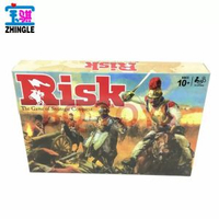English RISK board card game英文桌遊RISK大戰役遊戲戰國風雲