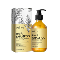 EELHOE Shampo Rosemary Pembersih Kontrol Minyak Rambut Mengembangkan Menyegarkan Menutrisi Akar Anti