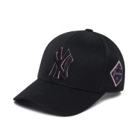 MLB NY Yankees Stamp Ball Cap Black/Pink