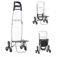 Portable Shopping Stairs Climbing Trolley Trailer