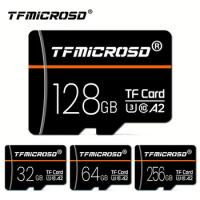 TFMICROSD Memory Card 128GB 256GB 64GB Class10 U3 Speed UP TO 30MB/s 32GB A2 UHS-I Mini Card For Cameras Mobie Phone 4K HD TV