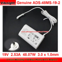 Genuine White ADS-48MS-19-2 19048E Ac Adapter 19V 2.53A for Lg GRAM 15Z970 14Z980C 17z90n 14z90n 17Z990 with 3.0 x 1.0mm Tip