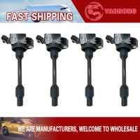 4PCS Ignition Coil UF848 9091902276 90919A2009 90919-02276 90919-A2009 For TOYOTA 2018-21 Camry Corolla RAV4 Lexus UX200 2.0 2.5