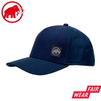 【MAMMUT 長毛象 Alnasca Cap 鴨舌帽《海洋藍》】1191-00150/運動帽/棒球帽/卡車司機帽/遮陽帽/老帽