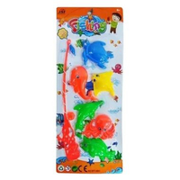 Mainan Pancingan Ikan Magnet / Fishing Set Hewan Laut / Set Mainan Memancing Anak