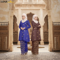 DANAH Kebaya klasik Songket Tenun Material Kain 100% Cotton Clothing Set Wanita Muslimah By IRHANAH