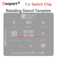 BGA Chip Reballing Stencil Template Repair Tools For Switch IC BGA200 NFCBEA BCM4354 MAX77620A MAX77812 CYW20734 T=0.12MM
