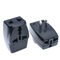 1pcs/t extended 3 outlet socket splitter US USA AC Power Plug Home Travel Converter Adapter Adaptor Mexico USA Wall charger