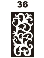 PARTISI PAGAR BESI PLAT LASER CUTTING UKURAN 40CM X 80CM TEBAL 1MM KRAWANGAN PENYEKAT RUANGAN SIMPLE