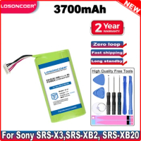 LOSONCOER ST-01 ST-02 3700mAh Battery For Sony SRS-X3 SRS-XB2 Replacement Battery