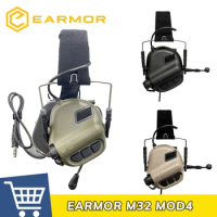 EARMOR M32 MOD4 Tactical Headset Anti Noise Headphones Military Aviation Communication Shooting Earphone